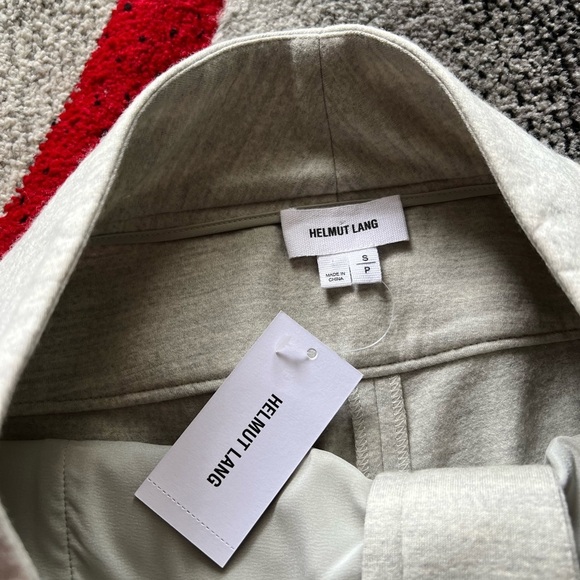 Helmut Lang Felsic Slouchy Cropped Sonar Wool 2 Pant - Picture 4 of 5